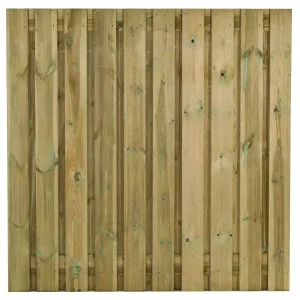 Grenen schutting 21-planks